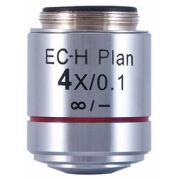 Motic Objective EC-H PL, CCIS, plan, achro, 4x/0.1,  w.d. 15.9mm (BA-410 Elite)