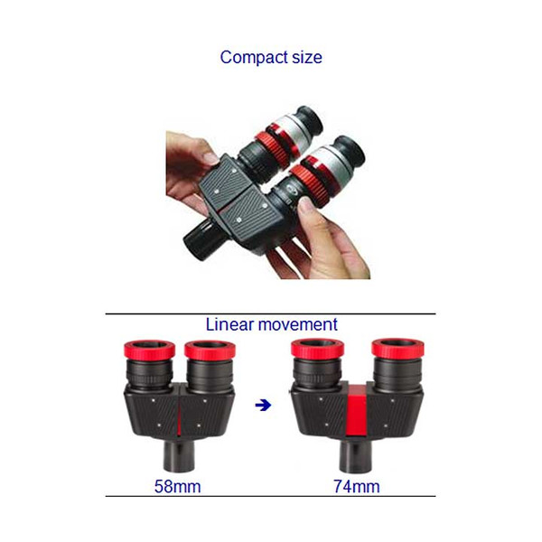 TS Optics Binocular head 1.25" bino-viewers