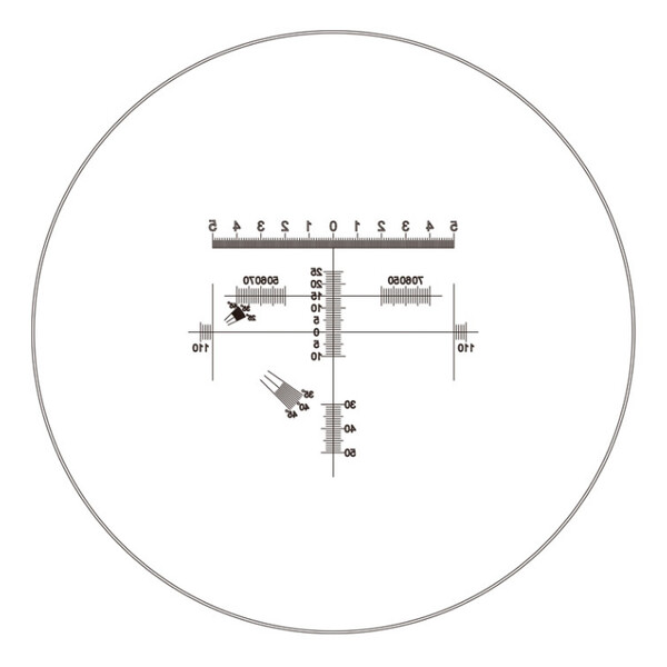 Motic WF10X/23mm, diamond proportion analyzer micrometer eyepiece