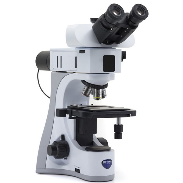 Optika Microscope B-510MET, metallurgic, incident, trino, IOS W-PLAN MET, 50x-500x, EU