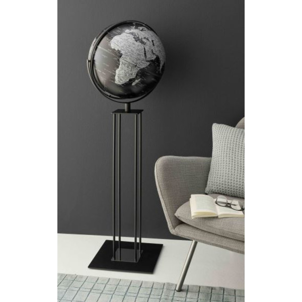 emform Floor globe Worldtrophy Matt Black 42,5cm