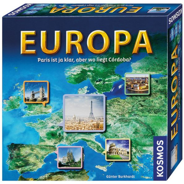 Kosmos Verlag Europe Game – Paris is obvious, but where is Córdoba?