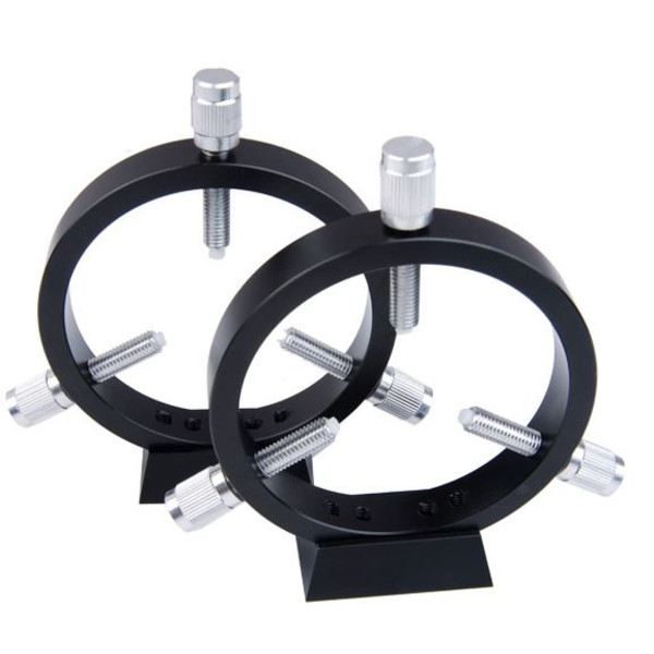 ASToptics CNC Guidescope Rings 102mm w/Raiser blocks