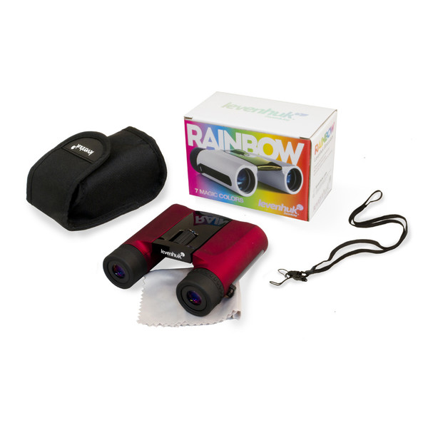 Levenhuk Binoculars Rainbow 8x25 Red Berry