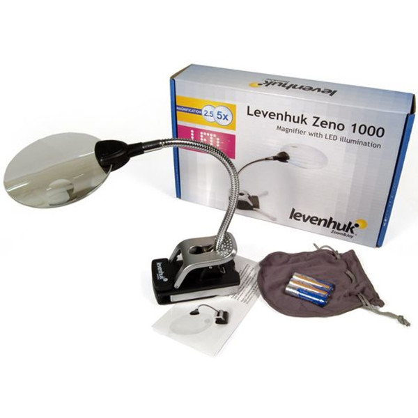 Levenhuk Magnifying glass Zeno 1000 2.5/5x, 88/21mm LED
