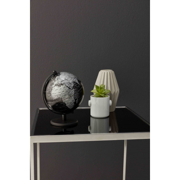 TROIKA Mini globe Gagarin Matt Black 13cm