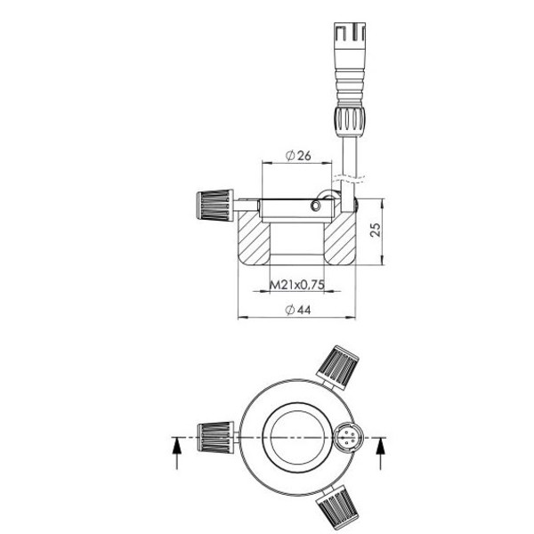 StarLight Opto-Electronics RL1-10 R, red (620 nm) Ø 20 mm