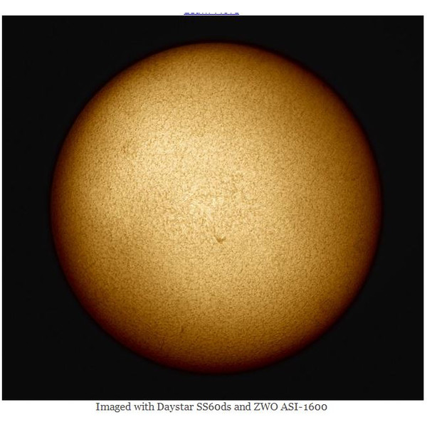 Télescope solaire DayStar ST 60/930 SolarScout SS60-ds H-Alpha OTA Set