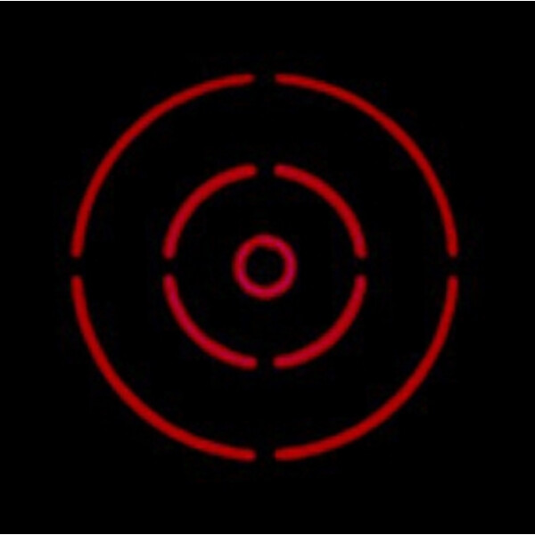 Telrad Projection finder with base and button
