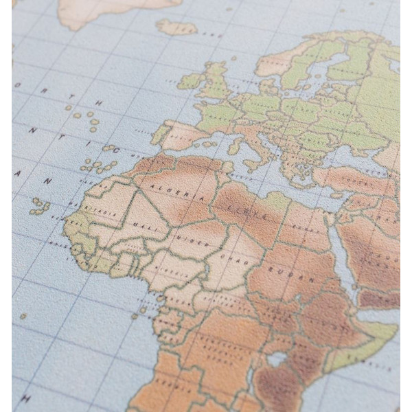 Miss Wood Woody Map Watercolour XL