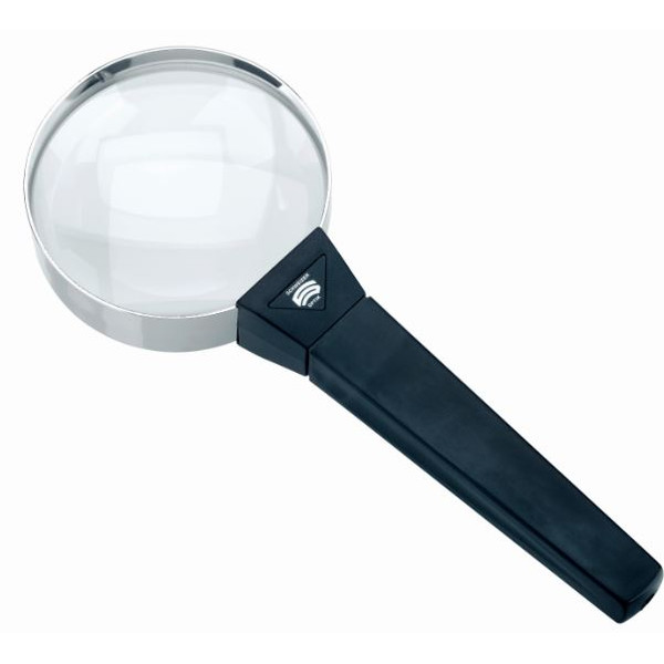 Schweizer Magnifying glass Hand magnifier Basic-Line FORTE, 10D/3.5x/Ø75mm, biconvex