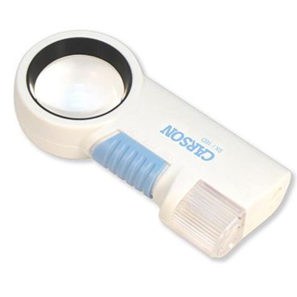 Carson Magnifying glass Lupe PRO, CP-32 MagniFlash™, LED, 9x