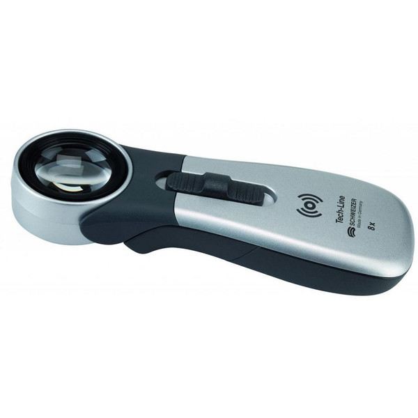 Schweizer Magnifying glass Tech-Line Induction, 2700K, 8x, Ø30mm, aplanatic