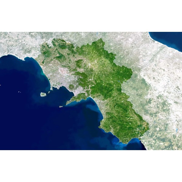 Planet Observer Regional map region Campania