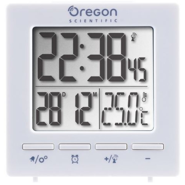 Oregon Scientific Weather station RC Alarm clock with temperature