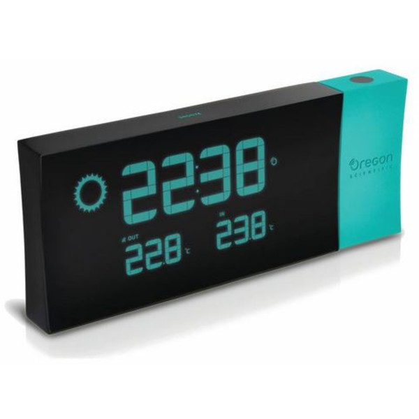 Oregon Scientific Prysma Projection Clock with weather station blue/ black