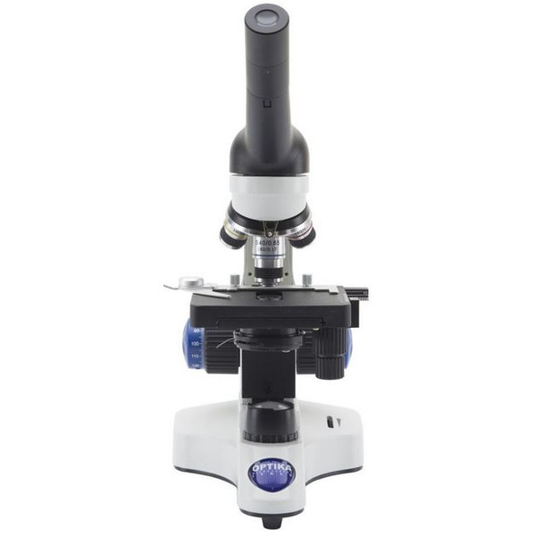 Optika Microscope B-20CR, Monocular, LED, with rechargeable batteries