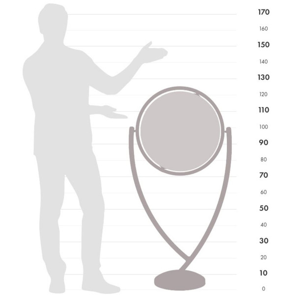 Zoffoli living Floor globe Colombo Apricot 50cm