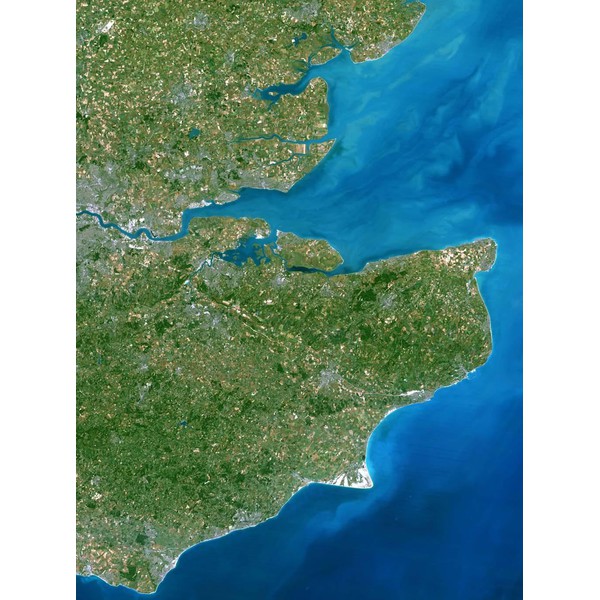 Planet Observer Regional map region Kent &amp; Thames Estuary