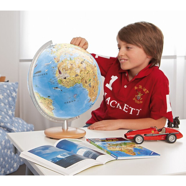 Columbus Childrens globe Unsere Erde mit Entdeckerstift 34 cm
