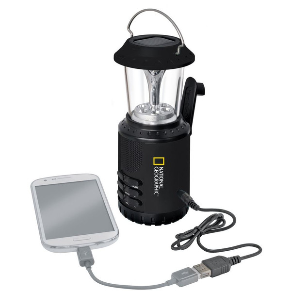 National Geographic Work lamp Solar camping lantern with radio