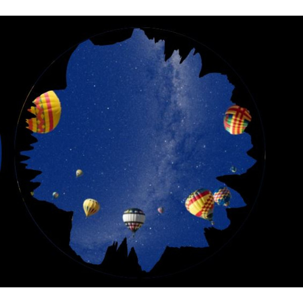 astrial Slide for the Sega Homestar Planetarium Hot Air Balloon Scenic