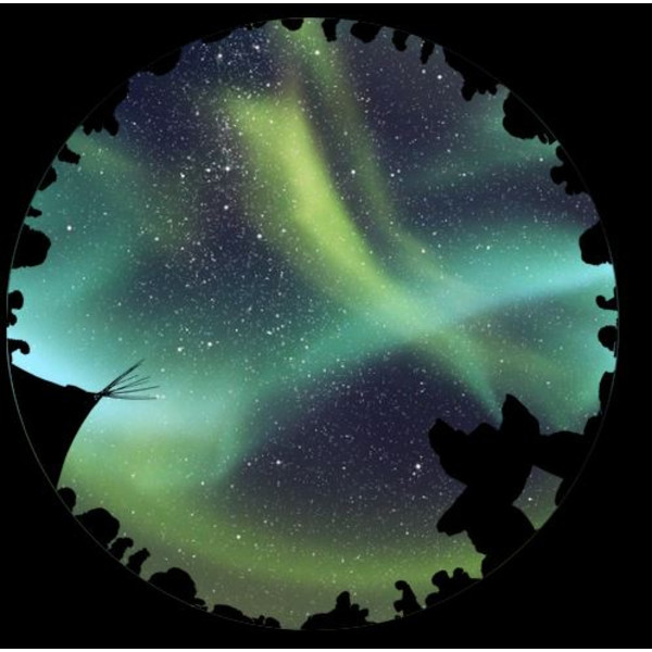 astrial Diapositive for the Sega Homestar Planetarium Aurora Australis Scenic