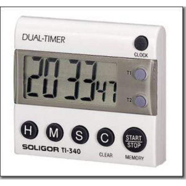 Soligor LCD-Kurzzeitmesser mit Quarzuhr TI-340