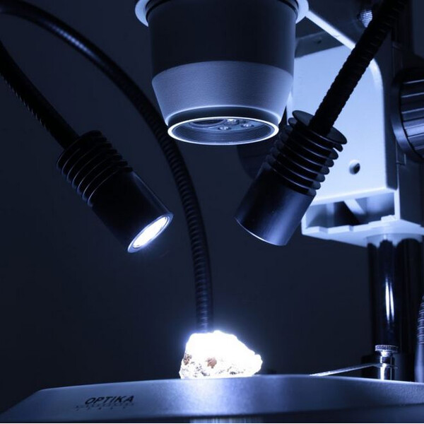 Optika Stereo zoom microscope SZO-2, trino, 6.7-45x, Stand column, without Lighting