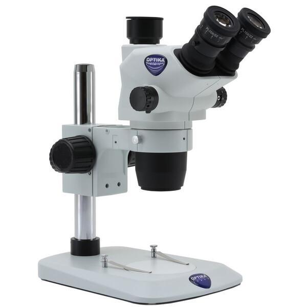 Optika Stereo zoom microscope SZO-2, trino, 6.7-45x, Säulenstativ, ohne Beleuchtung