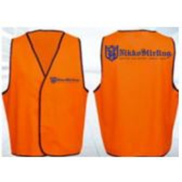 Nikko Stirling Orange hunting waistcoat (all sizes)
