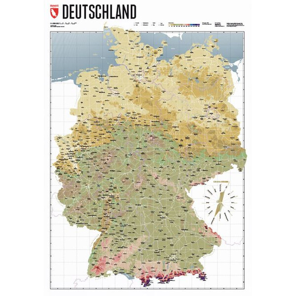 Marmota Maps Map Deutschlandkarte Atlas Retro