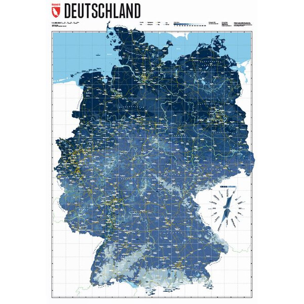 Marmota Maps Map Deutschlandkarte Ski Blue
