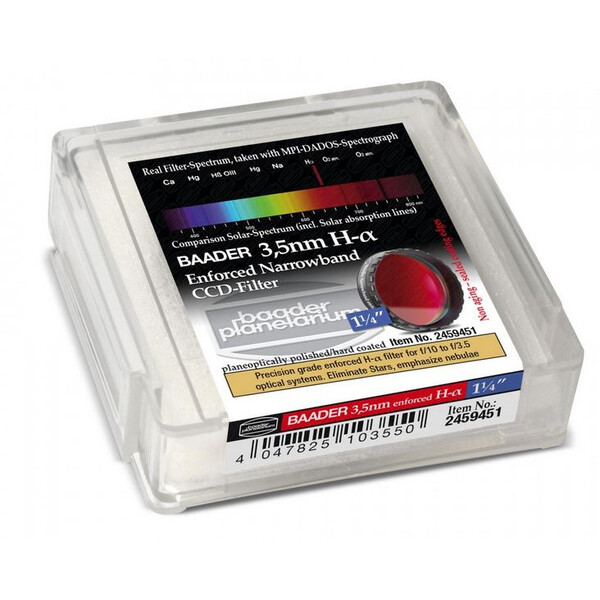 Baader Filters Ultra-Narrowband 3.5nm H-alpha CCD-Filter 1.25"