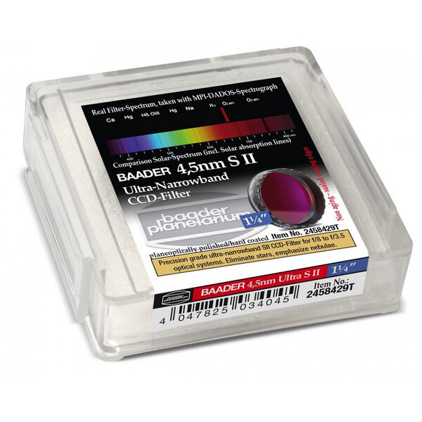 Baader Filters Ultra-Narrowband 4.5nm S II CCD-Filter 1,25"