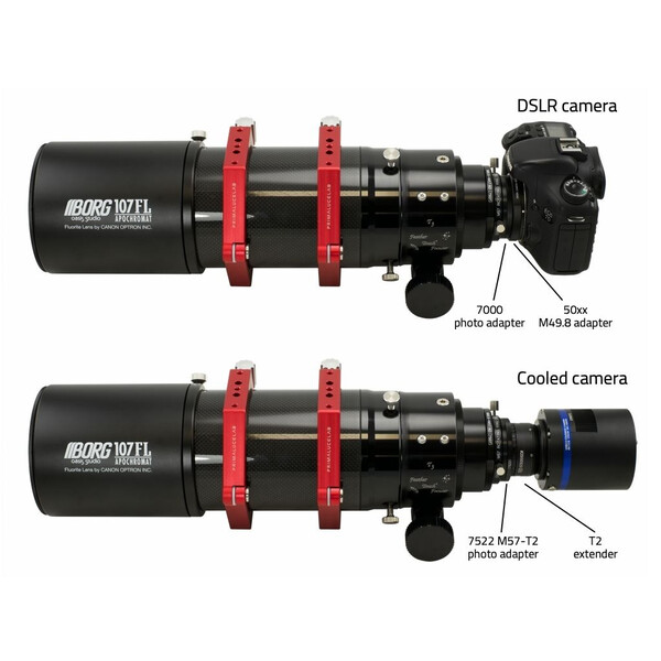BORG Apochromatic refractor AP 107/417 FL PLUS OTA