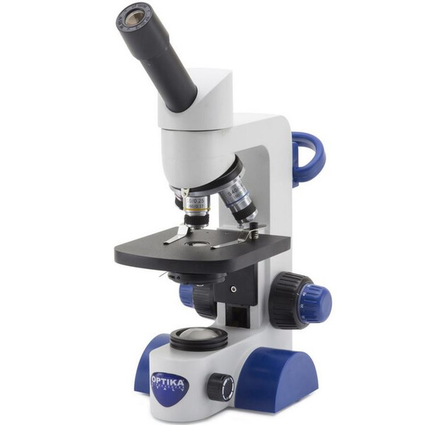 Optika Microscope B-61, mono, 40-400x, LED, battery
