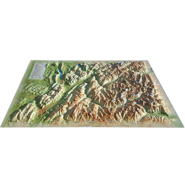 3Dmap Regional map La Savoie