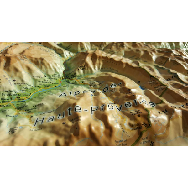 3Dmap Regional map Queyras-Ubaye