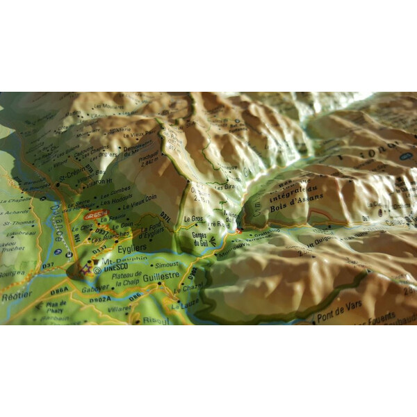 3Dmap Regional map Queyras-Ubaye