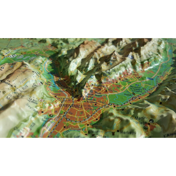 3Dmap Regional map Vercors-Chartreuse