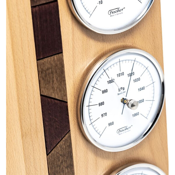 Fischer Beech natural wood Weather station