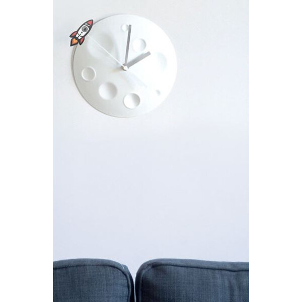 suck UK Rocket Moon Clock