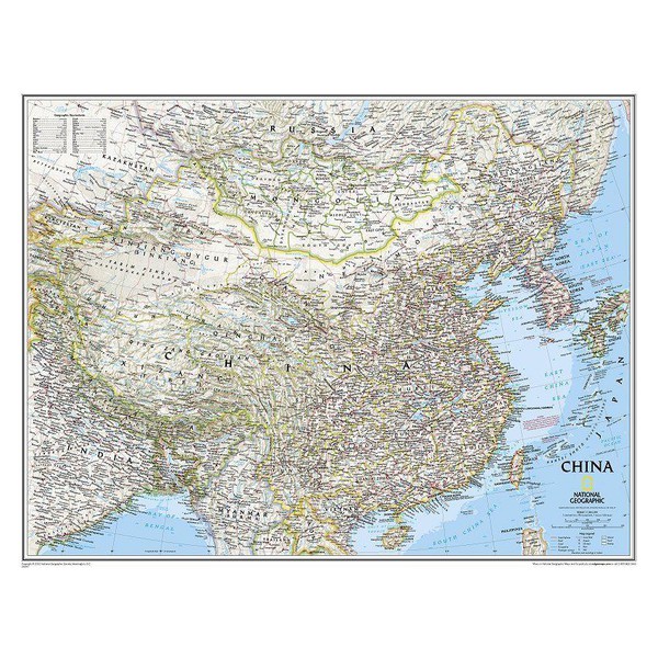 National Geographic Countries map China