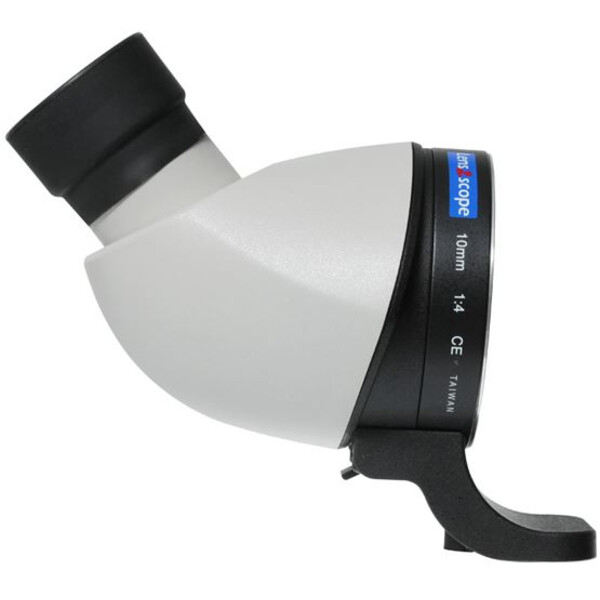 Lens2scope for Canon EOS, white, angled view