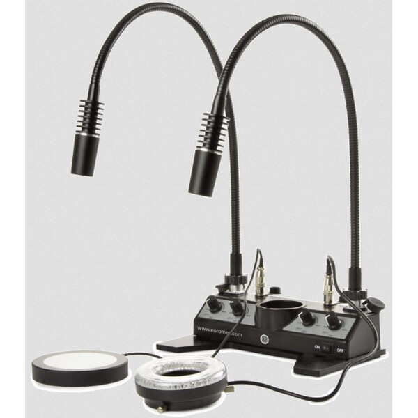 Euromex illumination station LE.5212-420, 2 Schw.h. 420nm, ring light, transmitted light