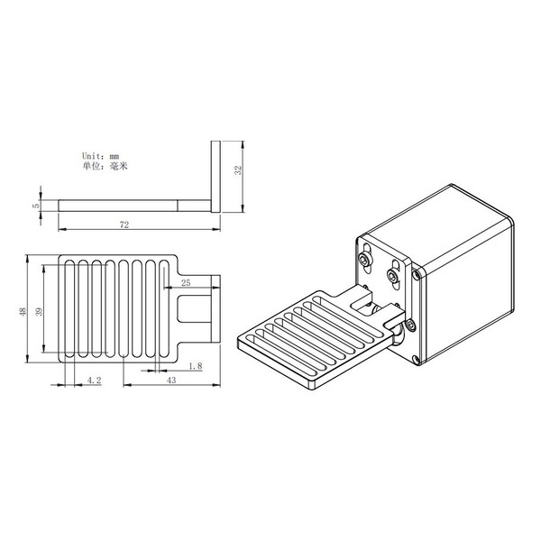 ZWO Adapter for EAF Motor Focus on Takahashi