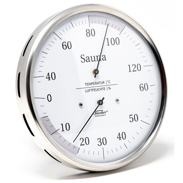 Fischer Weather station Sauna thermohygrometer 130 mm