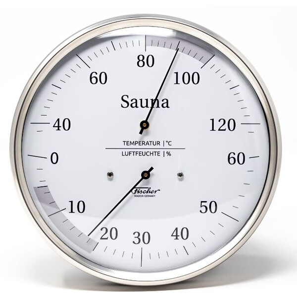 Fischer Weather station Sauna thermohygrometer 130 mm