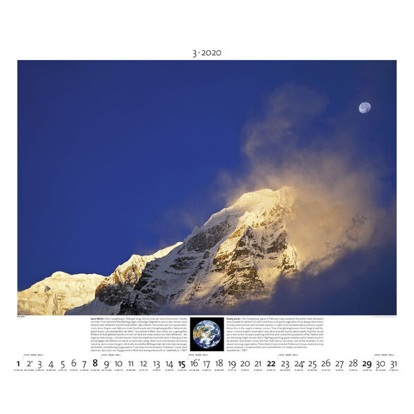 Palazzi Verlag Calendar Planet Erde 2020